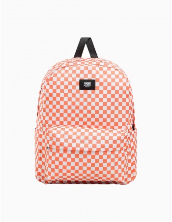 MOCHILA VANS OLD SKOOL CHECK NARANJA