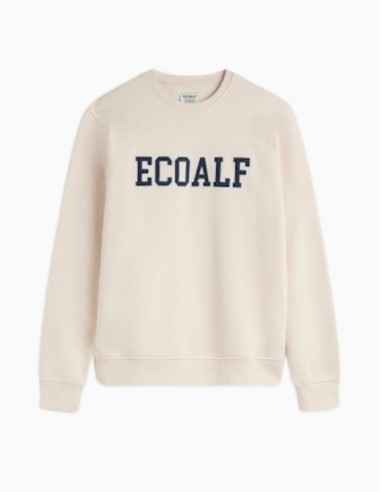 SUDADERA ECOALF PRESTON BLANCA